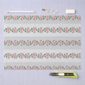 Roze rozen en trouwkant tissuepapier (Craft)
