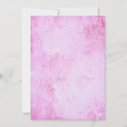  roze rozen en veerster 80e verjaardag kaart (Achterkant)