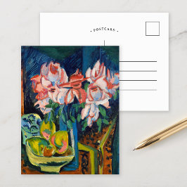 Roze Rozen | Ernst Ludwig Kirchner Briefkaart