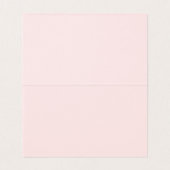 Roze Rozen Eucalyptus groen bruiloft plaats kaart (Binnenkant ongevouwen)