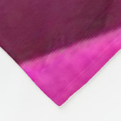Roze rozen fleece deken (Hoek)