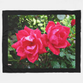 ROZE ROZEN FLEECE DEKEN (Voorkant (Horizontaal))
