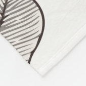 Roze Rozen Fleece Deken (Hoek)