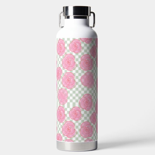 Roze rozen fles (Voorkant)