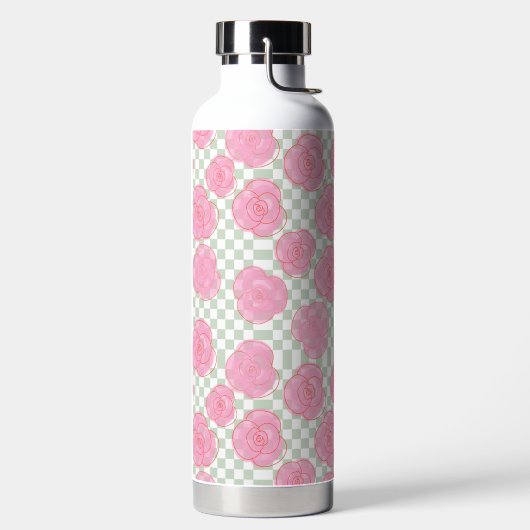 Roze rozen fles (Links)