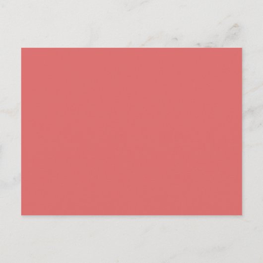 Roze Rozen Fleur Elegante Save The Date Postcard Aankondigingskaart (Achterkant)