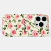 roze rozen Floral Case-Mate iPhone Case (Achterkant (horizontaal))