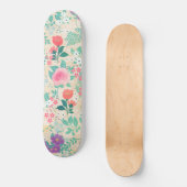 Roze rozen - Floral design Persoonlijk Skateboard (Voorkant)