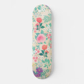Roze rozen - Floral design Persoonlijk Skateboard (Voorkant)