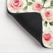  roze rozen Floral Muismat (Hoek)
