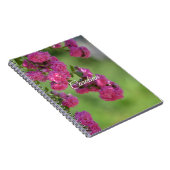 roze rozen Floral Notitieboek (Rechterzijde)