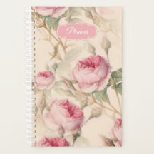 Roze rozen  Floral Pattern Planner