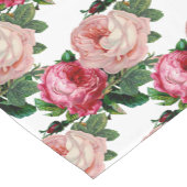 Roze  Rozen /  Floral Table Runner Korte Tafelloper (Hoek)