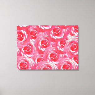 Roze Rozen Foto Acryl Wall Art Canvas Afdruk