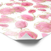 Roze rozen foto afdruk (Hoek)