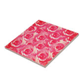 Roze Rozen Foto Keramische Foto Tegel Tegeltje (Zijkant)