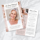 Roze Rozen Foto Memorial Service Programma