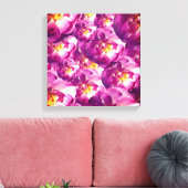 Roze Rozen Foto Verpakt Canvas (Insitu (Woonkamer))