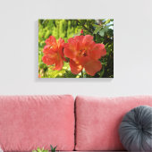 Roze Rozen Fotografie Canvas Print (Insitu (Woonkamer))