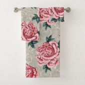  Roze Rozen - Franse landelijke inrichting Bad Handdoek (Insitu)