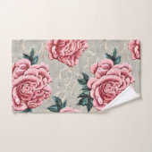  Roze Rozen - Franse landelijke inrichting Bad Handdoek (Handdoek)