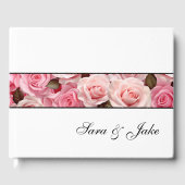Roze Rozen Gastboek Gastenboek (Voorkant)