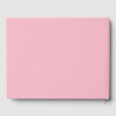Roze rozen gastenboek (Achterkant)