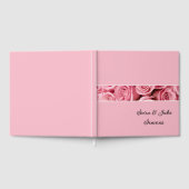 Roze rozen gastenboek (Volledig)