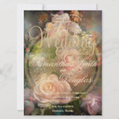 Roze  Rozen geschilderd in oude gouden stijl (Voorkant)