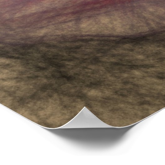 Roze rozen, geverfd poster (Hoek)