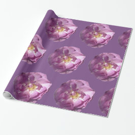 Roze rozen glanzend opvulpapier cadeaupapier