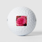 Roze rozen golfballen (Voorkant)
