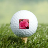 Roze rozen golfballen (Insitu Shirt)