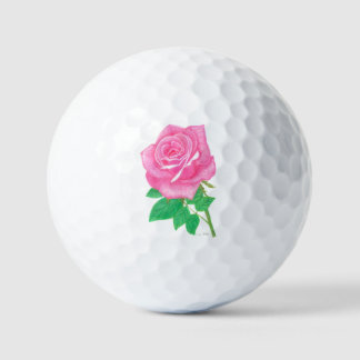 Roze Rozen Golfballen