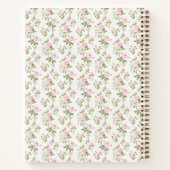 Roze Rozen, Grandmillennial & Cottagecore Notitieboek (Achterkant)