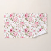 Roze Rozen Groene Shabby Chic Bad Handdoek Set (Handdoek)