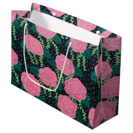 Roze Rozen Groot Cadeauzakje