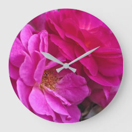 Roze Rozen Grote Klok