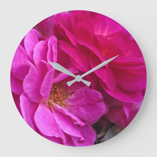 Roze Rozen Grote Klok (Voorkant)