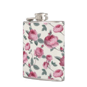 Roze rozen heupfles (Links)