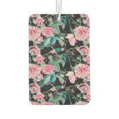 Roze rozen houden van je floreel roos auto frisser luchtverfrisser (Achterkant)