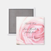 Roze Rozen Huwelijks Magneten Favoren (Voorkant / Achterkant)