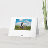 Roze Rozen i een Mand, de elegante Kaart van de (Achterkant)