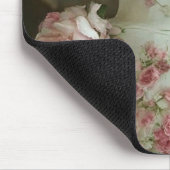 Roze Rozen in Antiek China Theepot Muismat (Hoek)