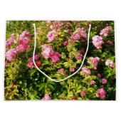 Roze rozen in bloei groot cadeauzakje (Voorkant)