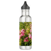 Roze rozen in bloei waterfles  (Links)