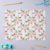 Roze rozen in de ontkoppeling van de raad van cont tissuepapier (Craft)