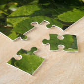 Roze rozen in de tuin legpuzzel (Zijkant)