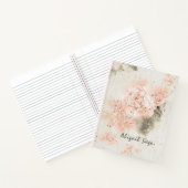 Roze Rozen "In Zijn tegenwoordigheid" Bijbelvers Notitieboek (Binnen)