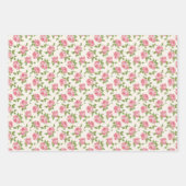Roze Rozen Inpakpapier Vel (Voorkant 3)